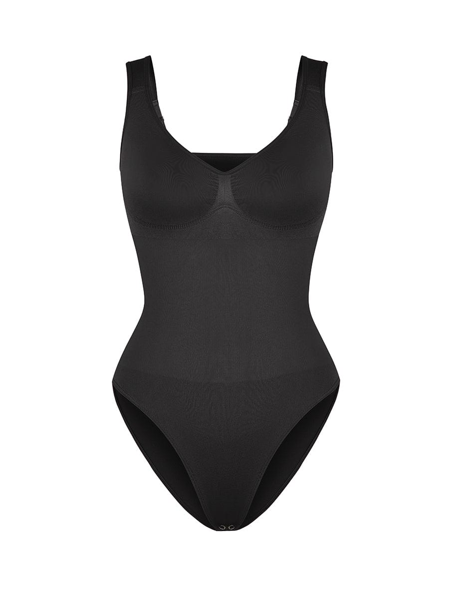 Diamond Neck Bust Support Panty Bodysuit 8
