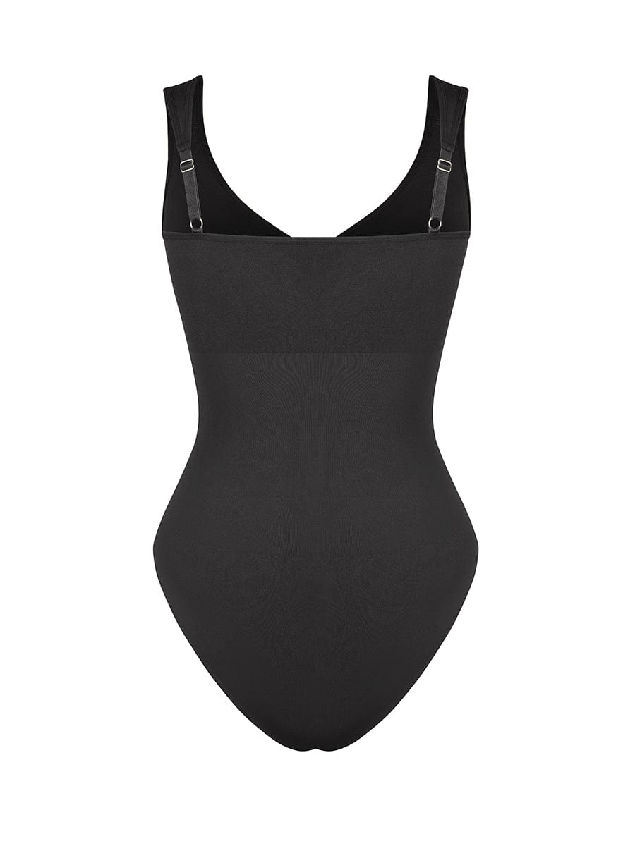 Diamond Neck Bust Support Panty Bodysuit 10