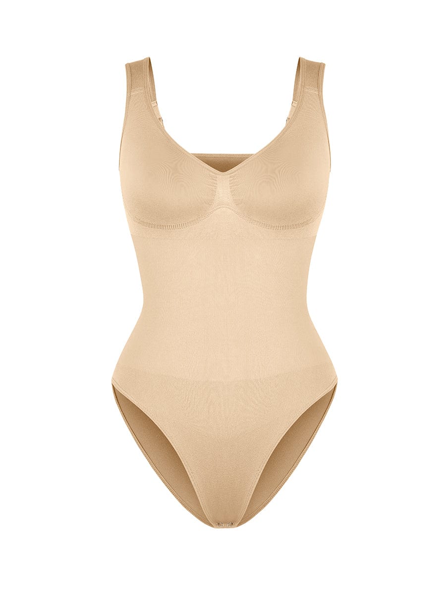 Diamond Neck Bust Support Panty Bodysuit 30