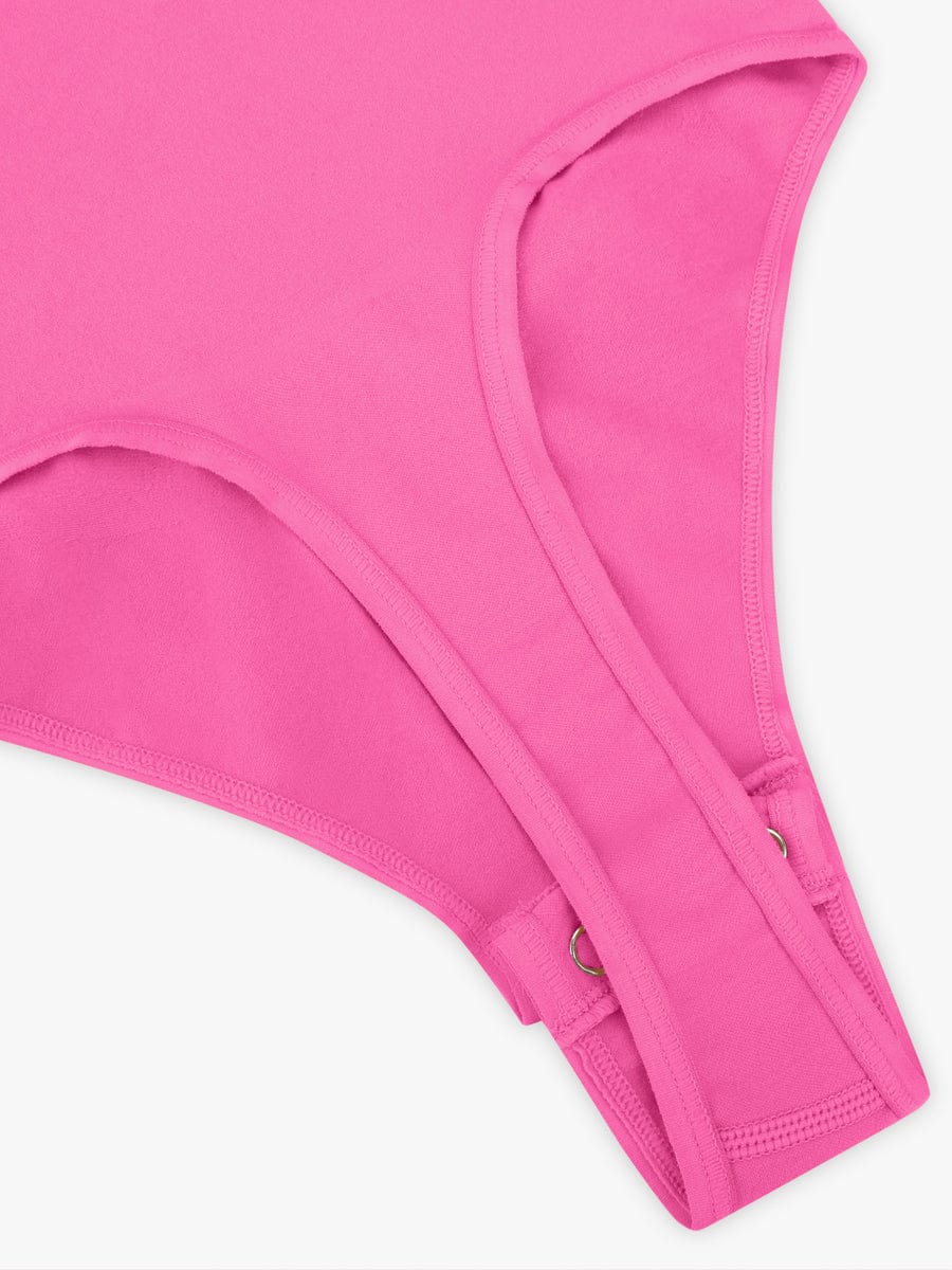 Diamond Neckline Thong Bodysuit 3