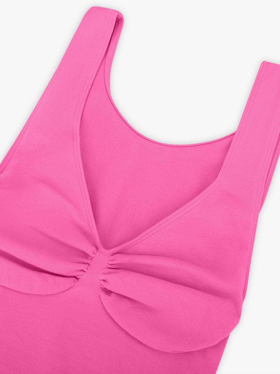 Diamond Neckline Thong Bodysuit 2