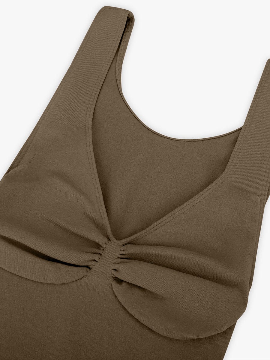Diamond Neckline Thong Bodysuit Light Skin 4