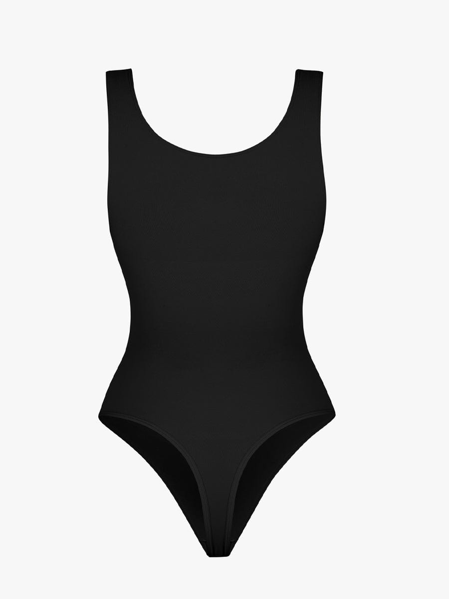 Diamond Neckline Thong Bodysuit 20