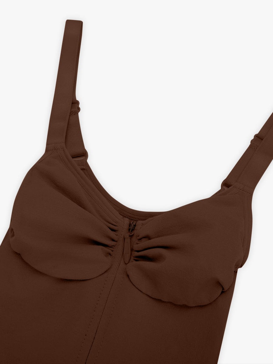 Seamless Plunge Chest Support Bodysuit 6