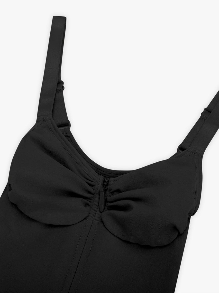 Seamless Plunge Chest Support Bodysuit 17