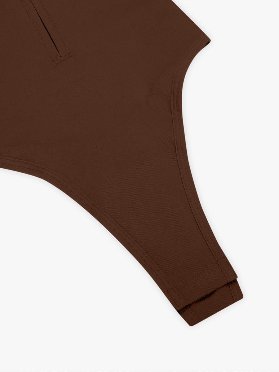 Seamless Plunge Chest Support Bodysuit 8