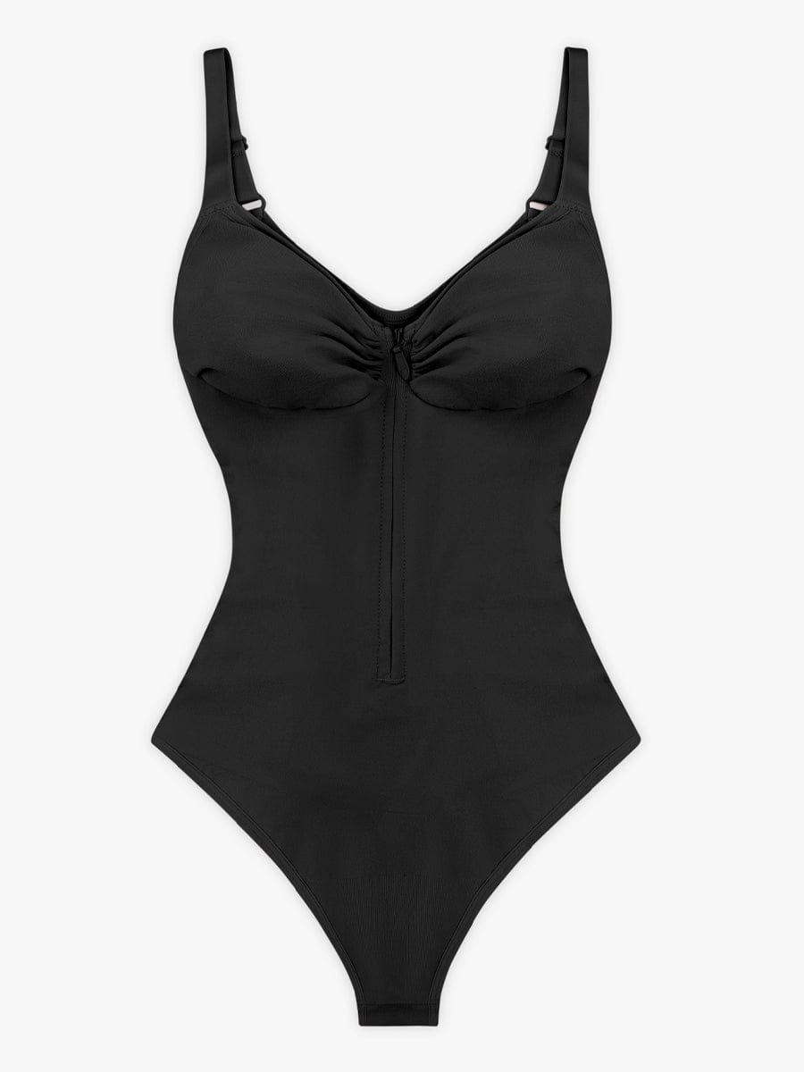 Seamless Plunge Chest Support Bodysuit 16