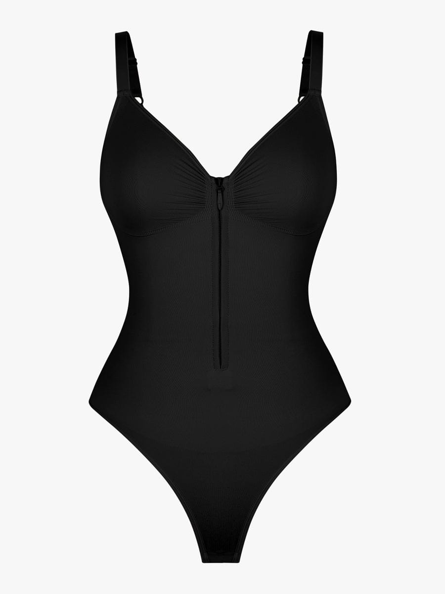 Seamless Plunge Chest Support Bodysuit 14
