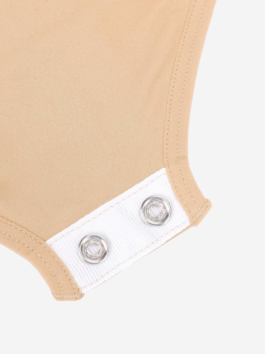 Seamless Short Sleeve Waist Shaping Bodysuit 6
