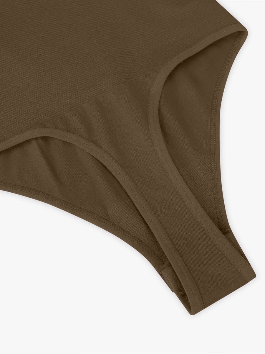 Seamless Bra-Free Cami Tummy Control Thong Bodysuit 19