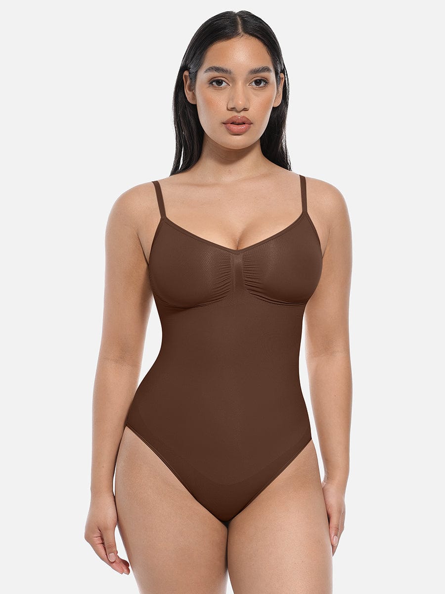 Tighten-the-Abdomen One-Piece Shapewear Briefs Black 5