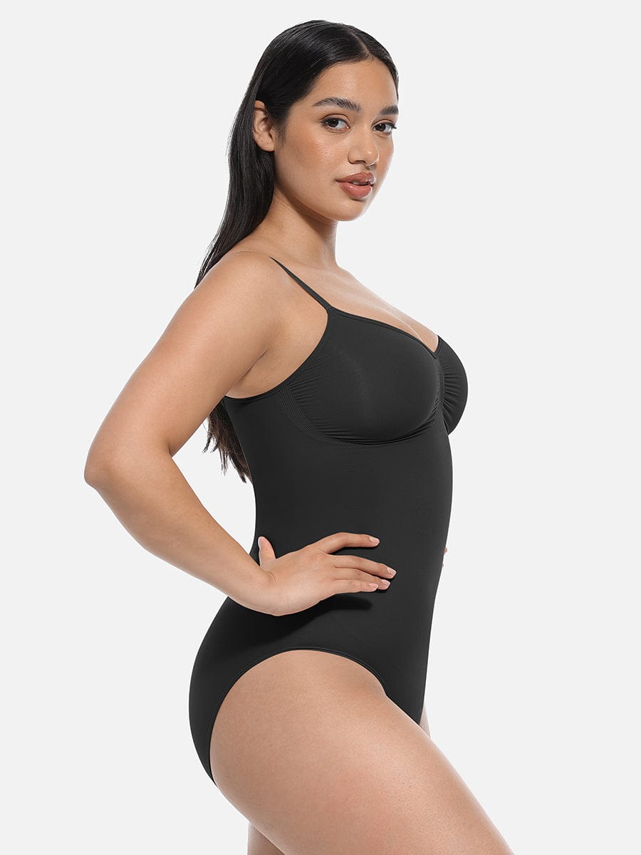 Tighten-the-Abdomen One-Piece Shapewear Briefs Red 5