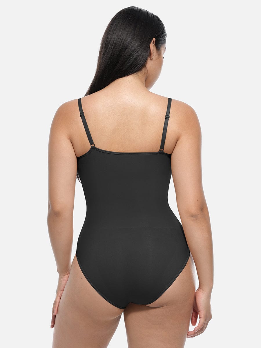 Tighten-the-Abdomen One-Piece Shapewear Briefs Red 4