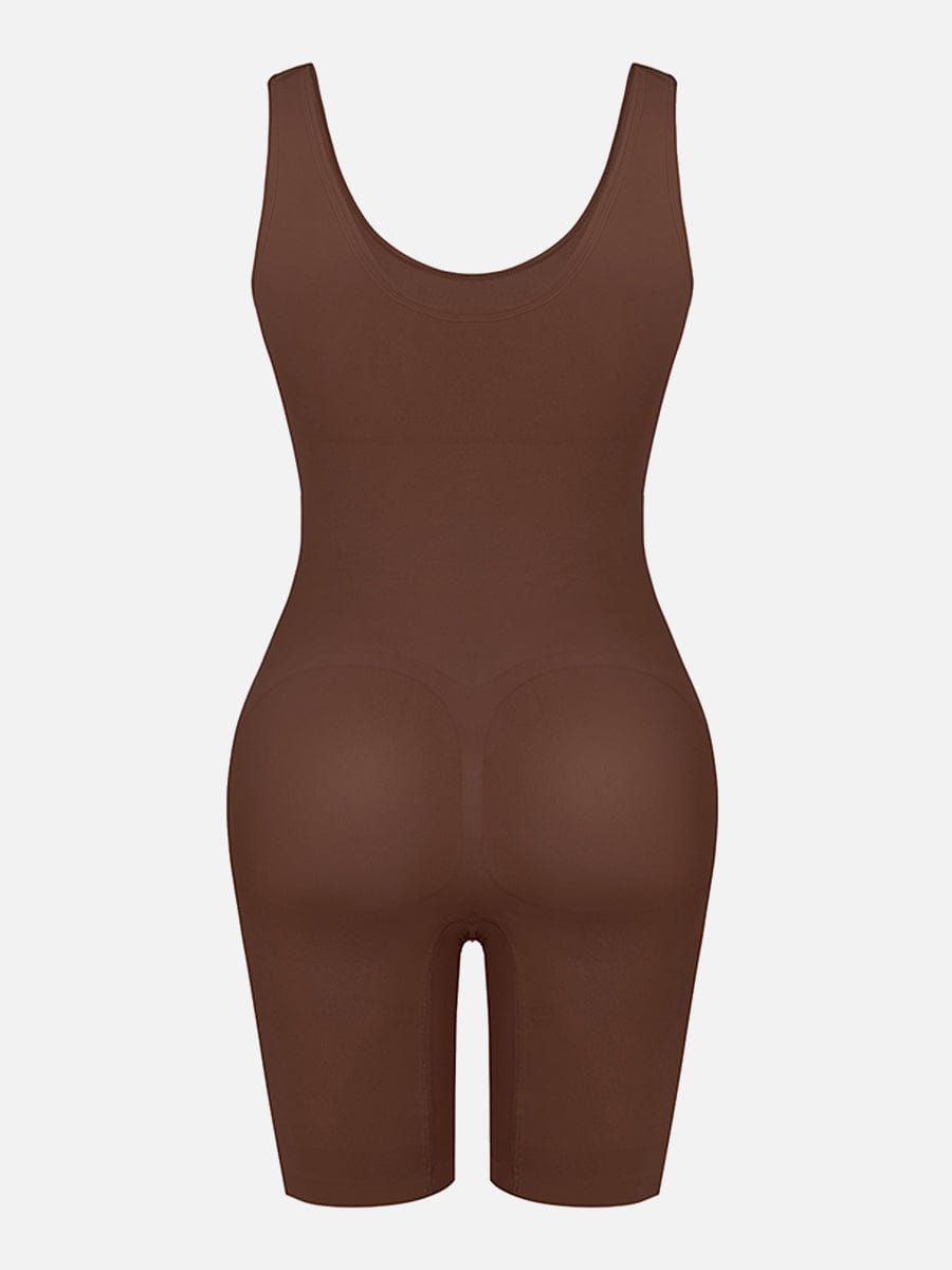 Eco-Friendly Outerwear Jumpsuit Shapewear Light Brown 4