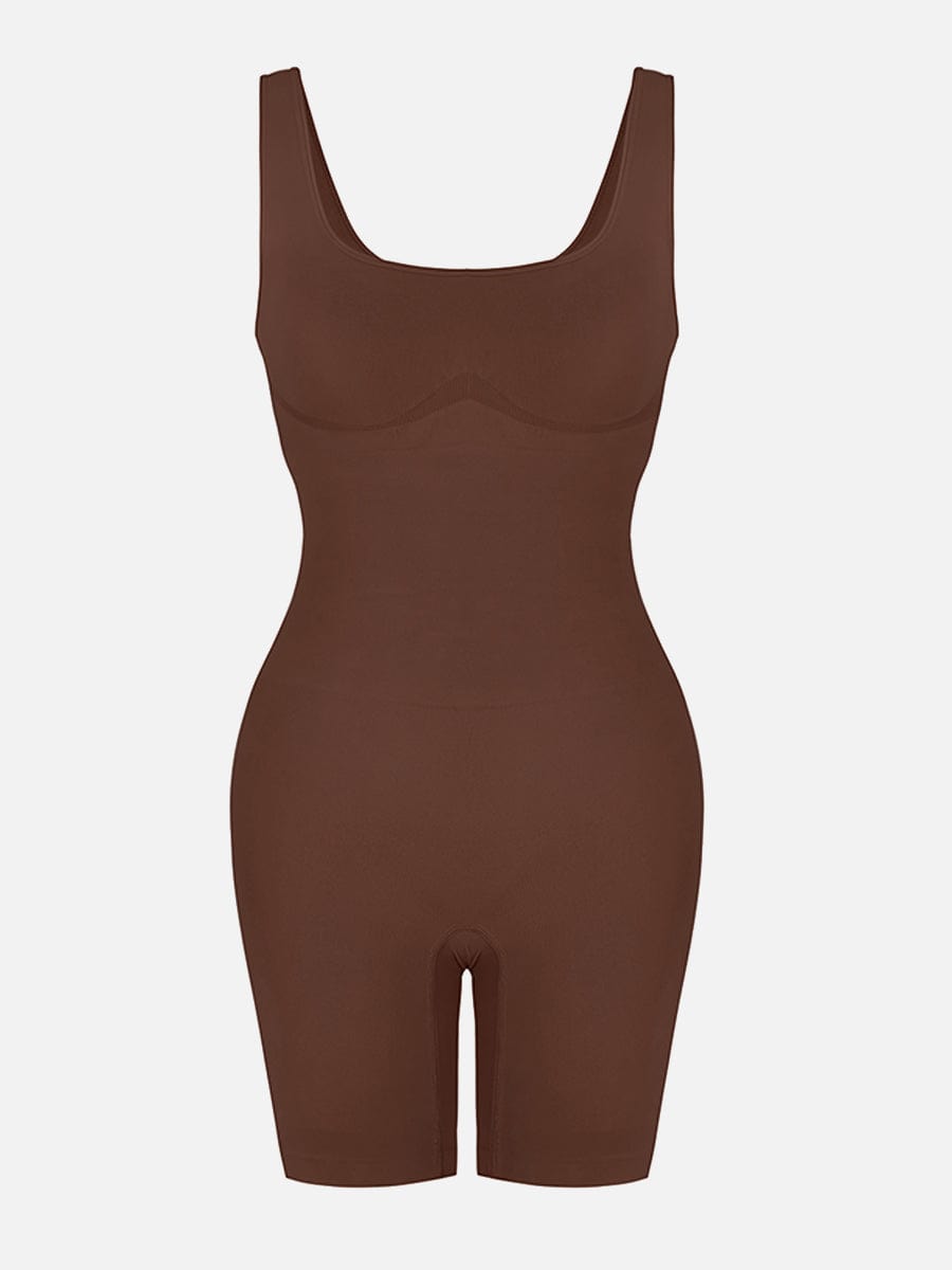 Eco-Friendly Outerwear Jumpsuit Shapewear Light Brown 2