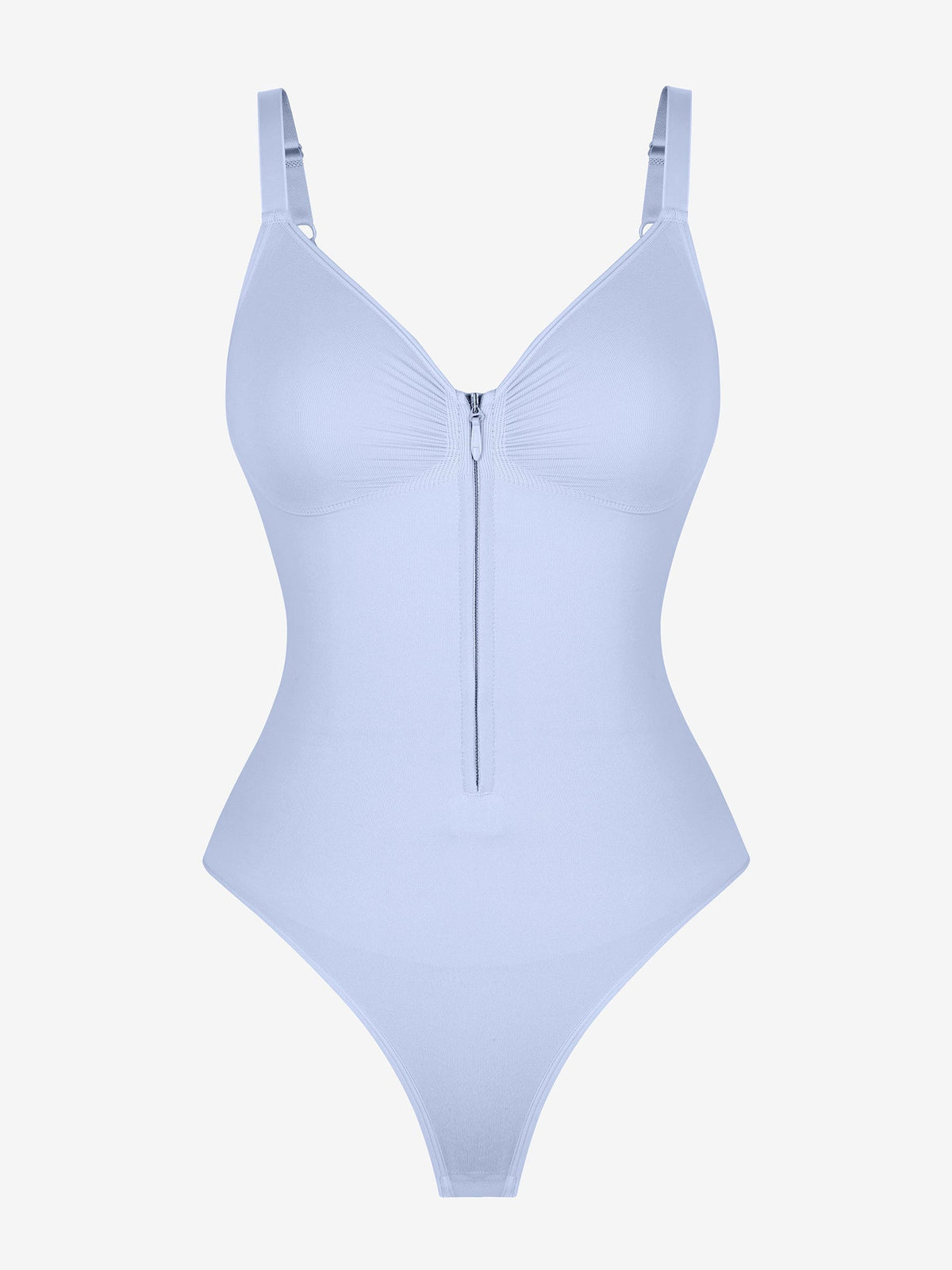 Seamless Plunge Chest Support Bodysuit Dark Brown 6