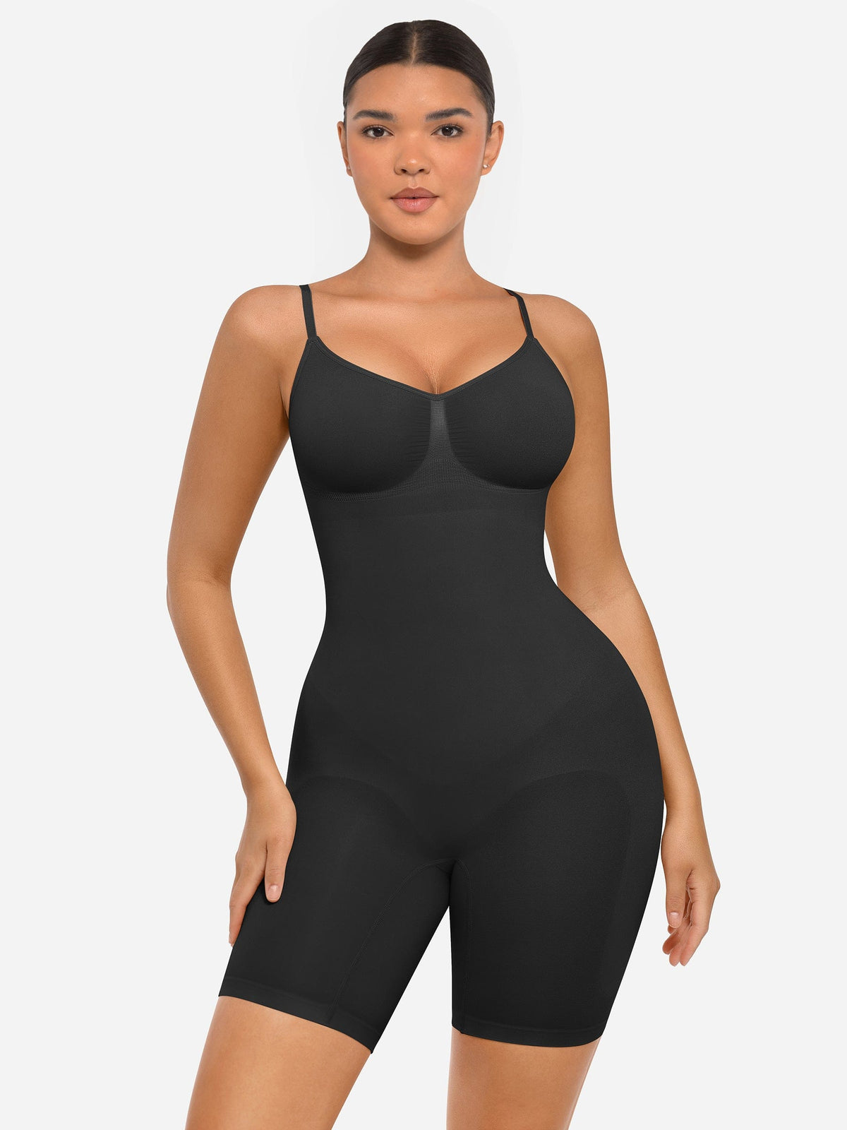Mid-Thigh Butt Lifter Full Body Shaper Light Skin 1