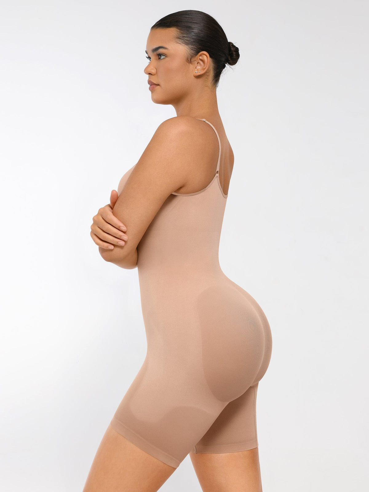 Mid-Thigh Butt Lifter Full Body Shaper Black 5