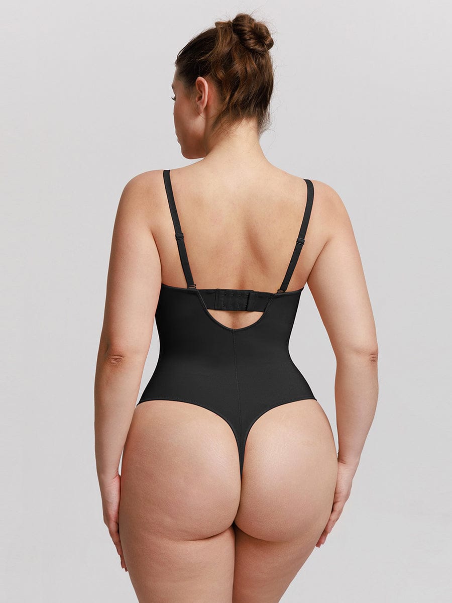 One-Piece Underwire Strapless Shaping Bodysuit Red 7