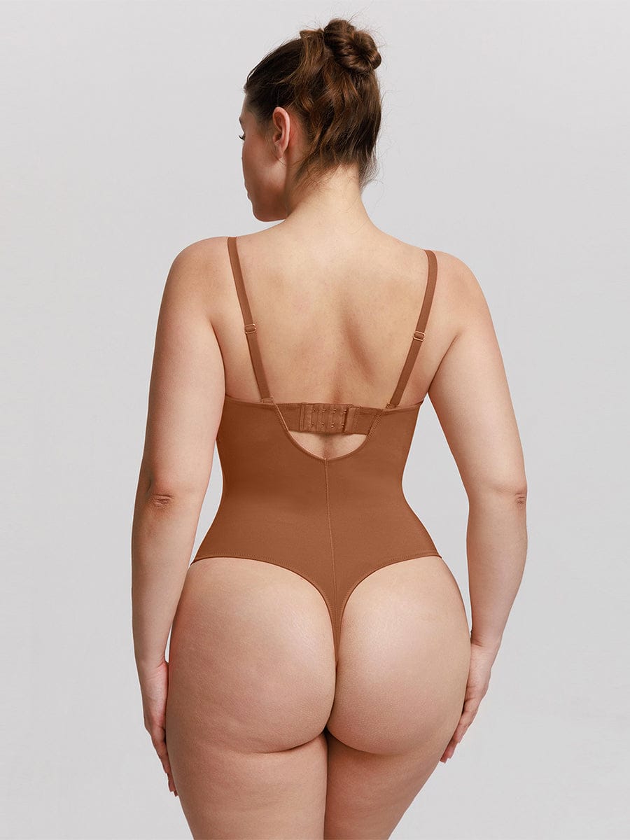 One-Piece Underwire Strapless Shaping Bodysuit Black 5