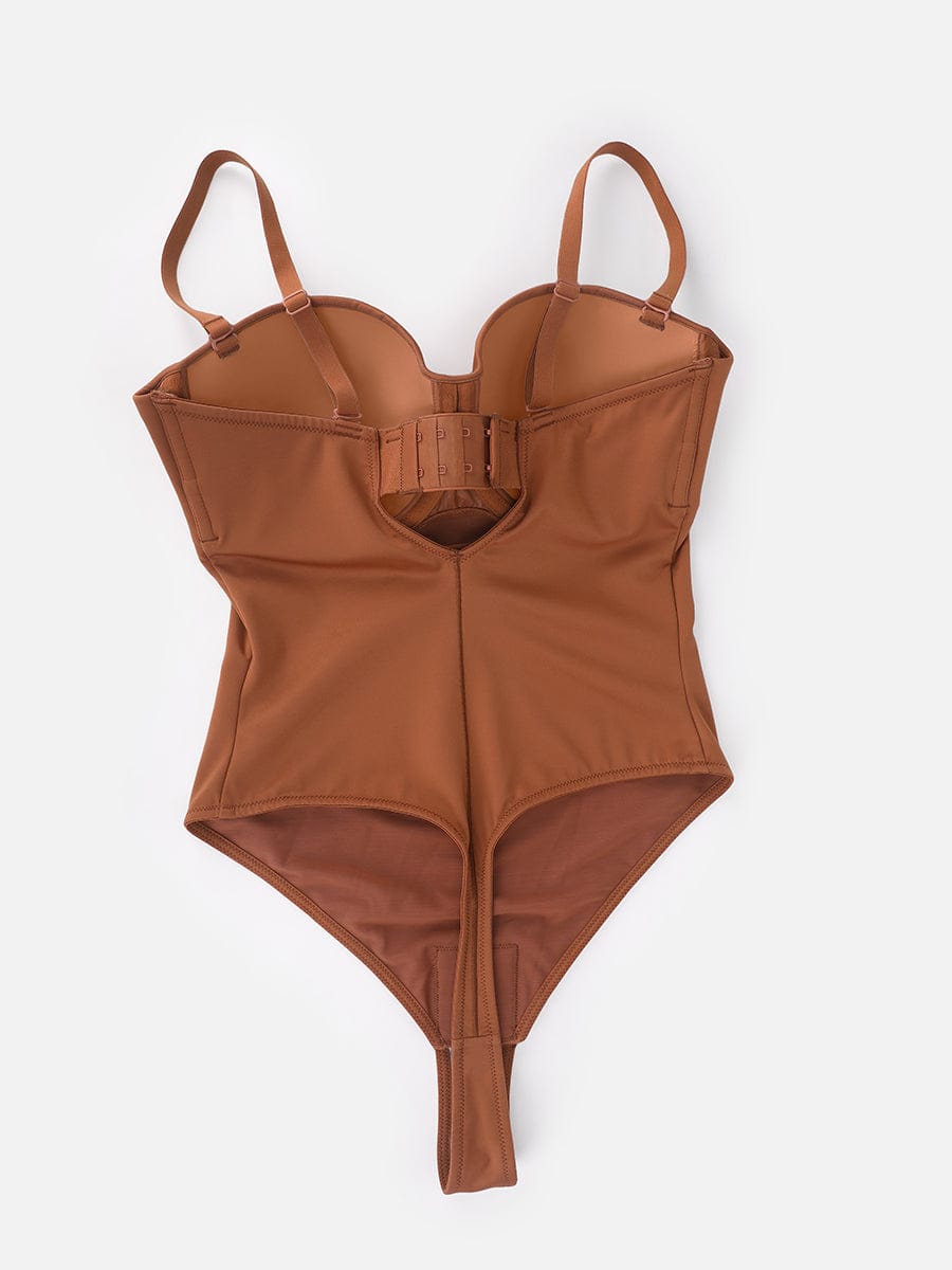 One-Piece Underwire Strapless Shaping Bodysuit Light Skin 4