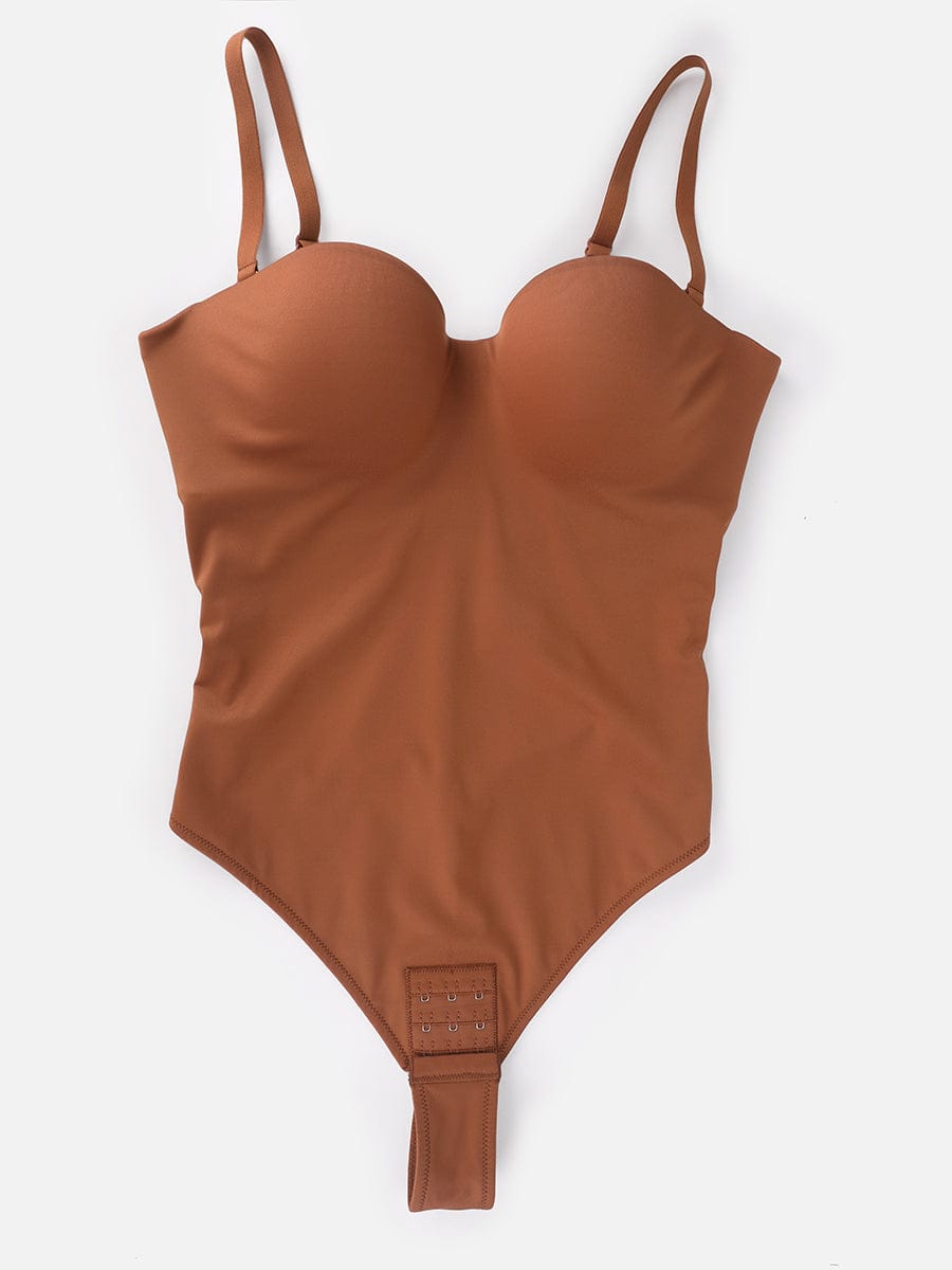 One-Piece Underwire Strapless Shaping Bodysuit Light Skin 3