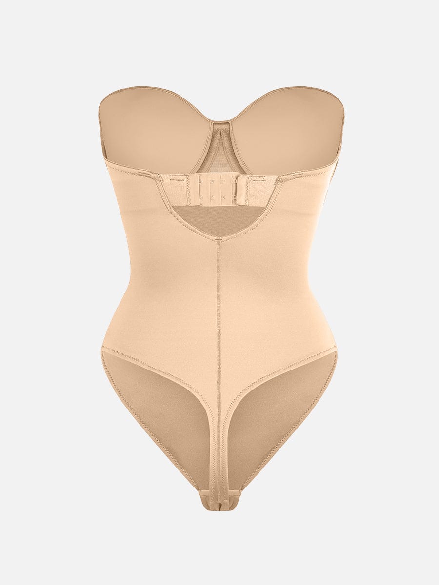 One-Piece Underwire Strapless Shaping Bodysuit 16
