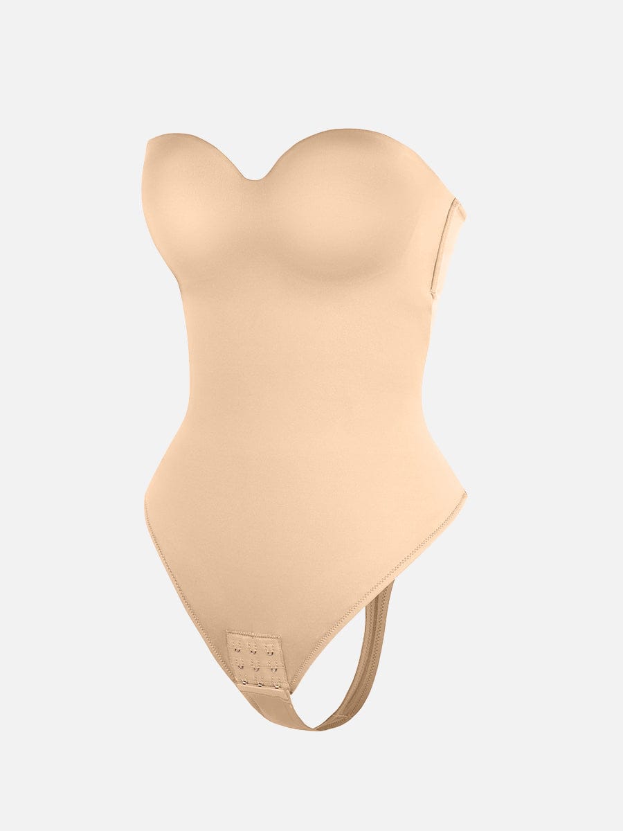 One-Piece Underwire Strapless Shaping Bodysuit 15
