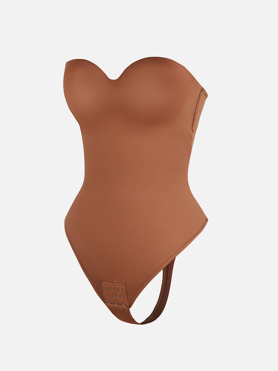 One-Piece Underwire Strapless Shaping Bodysuit Light Skin 2