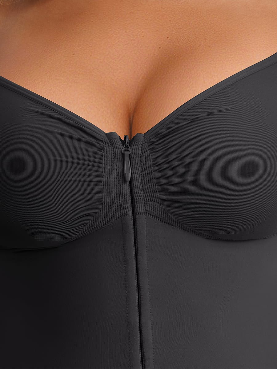 Seamless Butt-Lifting Bodysuit With Invisible Zip 4