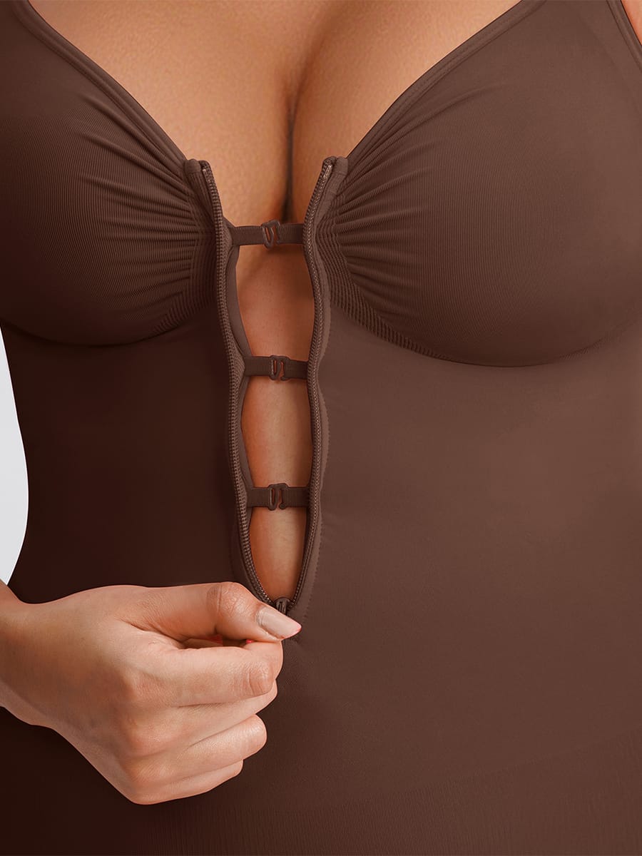 Seamless Butt-Lifting Bodysuit With Invisible Zip 26
