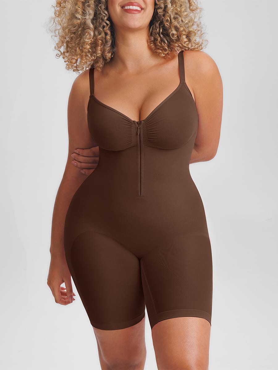 Seamless Butt-Lifting Bodysuit With Invisible Zip 21