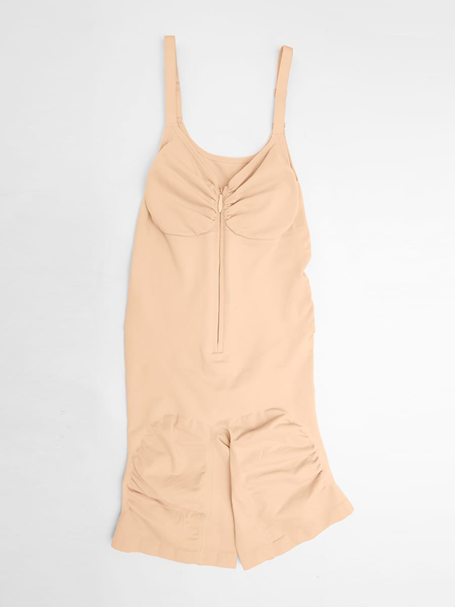 Seamless Butt-Lifting Bodysuit With Invisible Zip Nude 4
