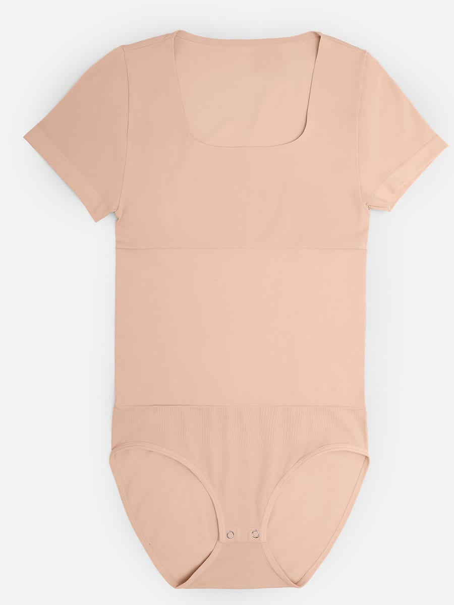Seamless Tummy Control Bodysuit – Scoop Neck 22