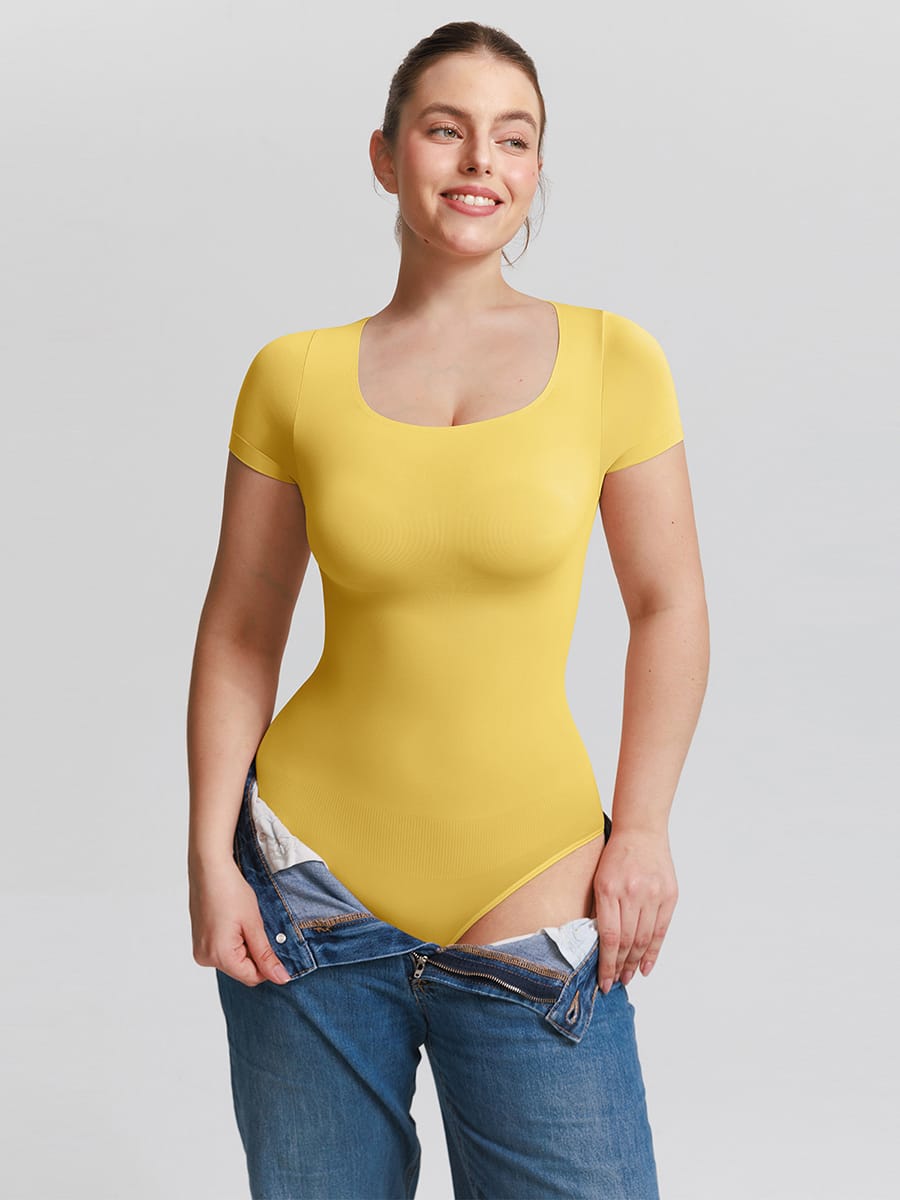 Seamless Tummy Control Bodysuit – Scoop Neck 30