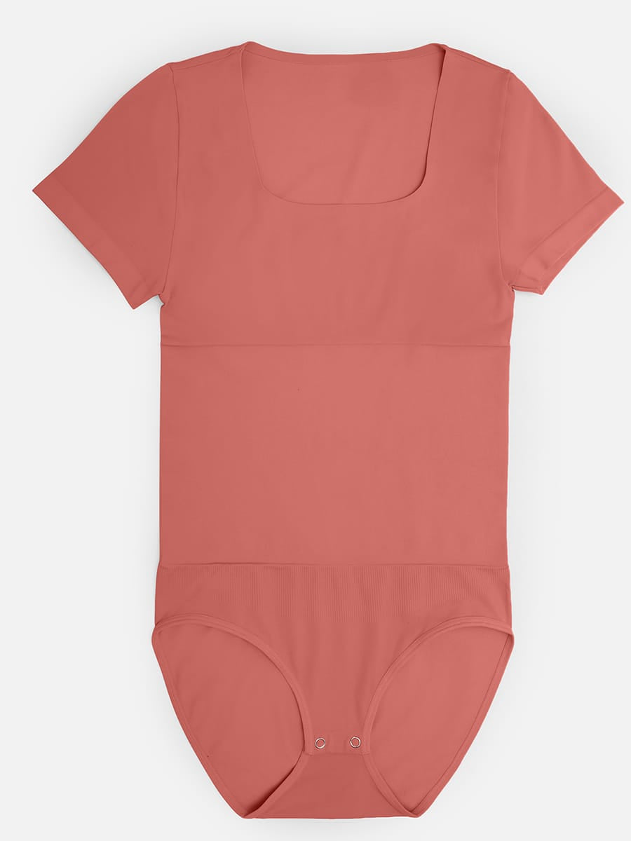 Seamless Tummy Control Bodysuit – Scoop Neck 14