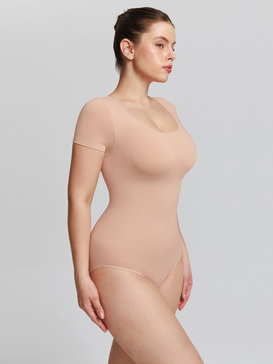 Seamless Tummy Control Bodysuit – Scoop Neck 19