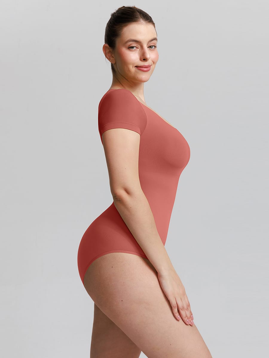 Seamless Tummy Control Bodysuit – Scoop Neck 10