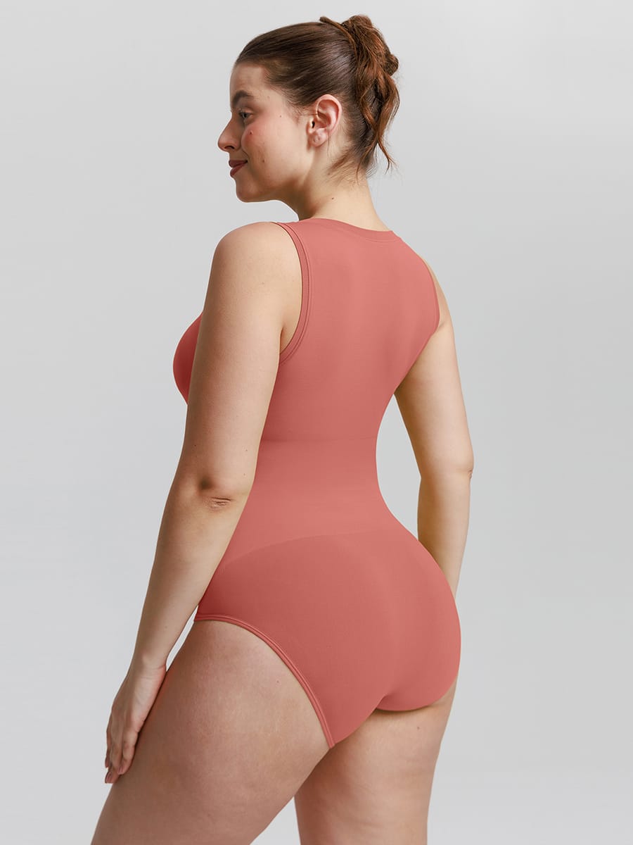 Seamless Tummy Control Bodysuit – Crew Neck 29