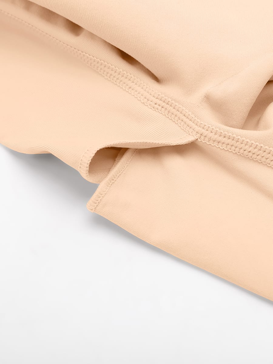 Seamless Butt-Lifting Bodysuit With Invisible Zip Dark Brown 3