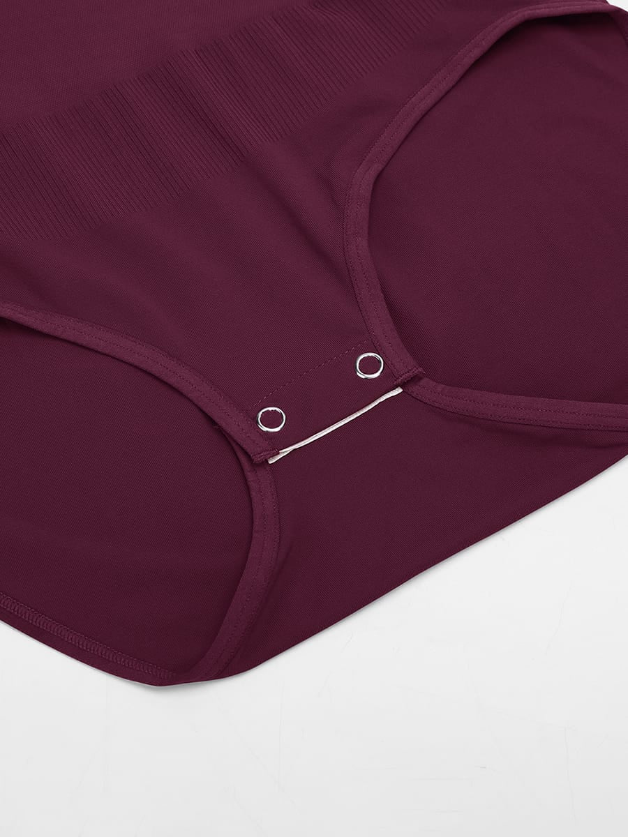 Seamless Scoop Neck Tummy Control Briefs Bodysuit 30