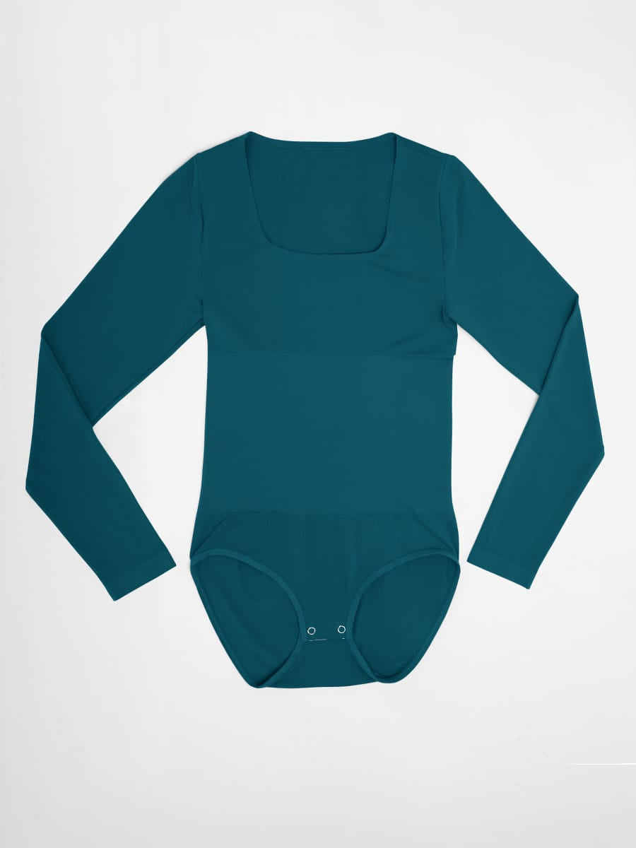 Seamless Scoop Neck Tummy Control Briefs Bodysuit 38