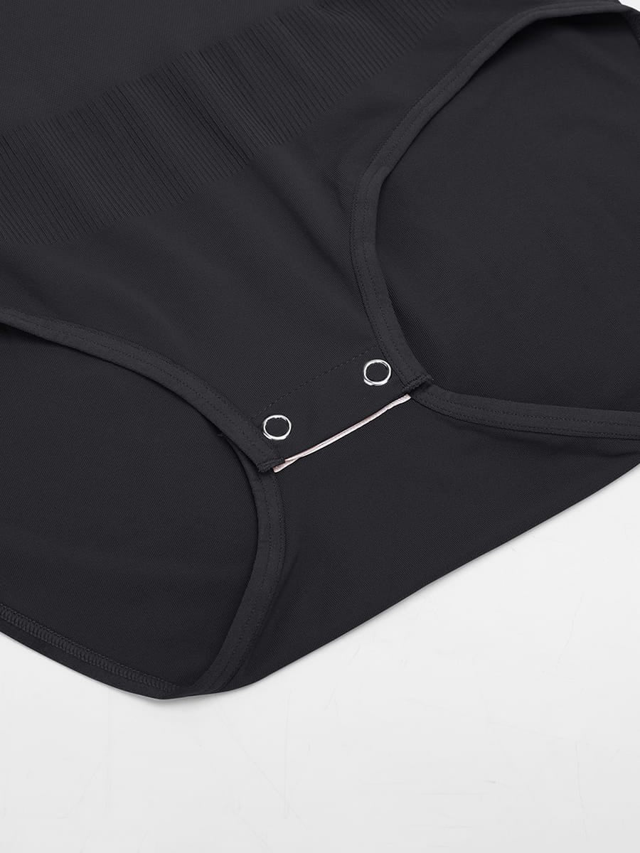 Seamless Scoop Neck Tummy Control Briefs Bodysuit 7