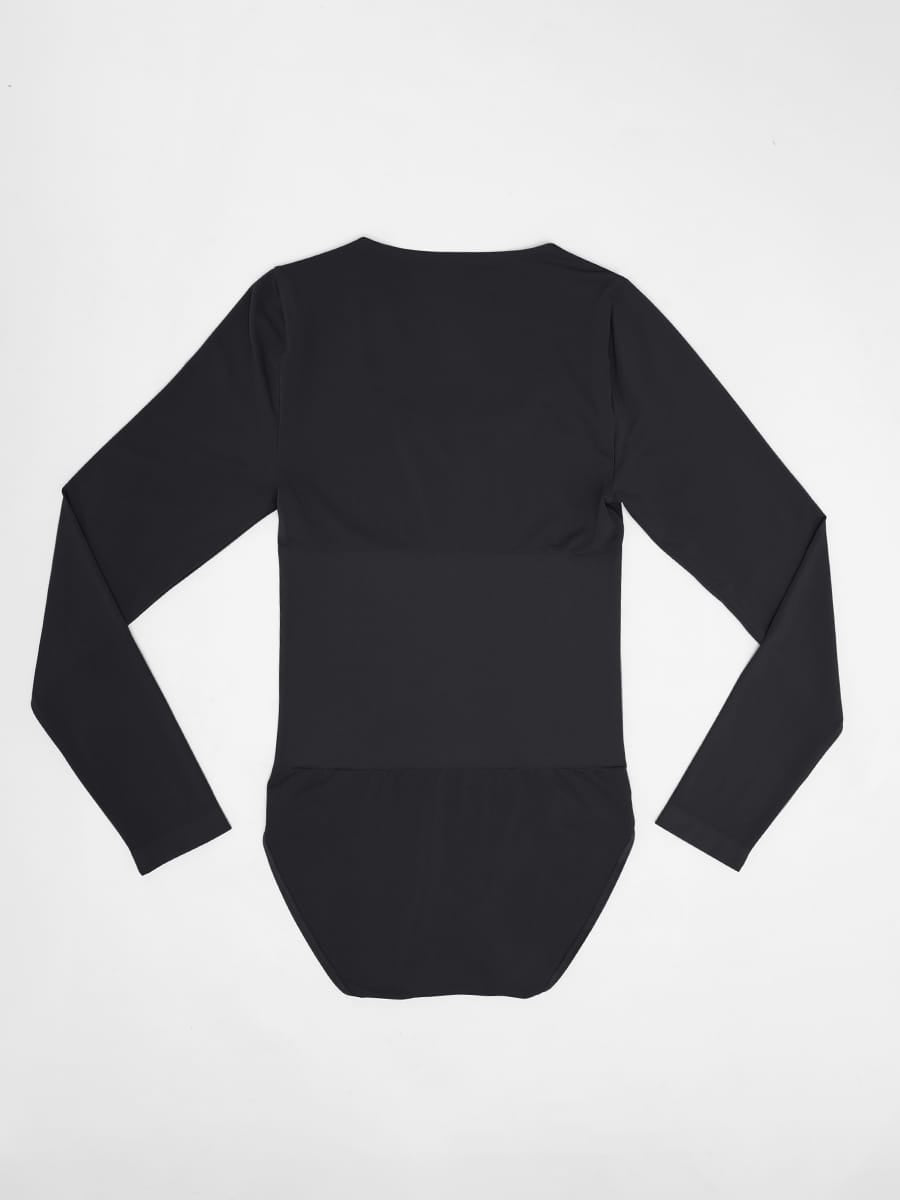 Seamless Scoop Neck Tummy Control Briefs Bodysuit 5