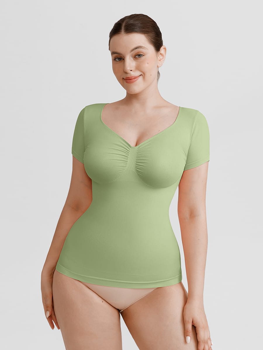 Seamless Bust Support Tummy Control Cami 1