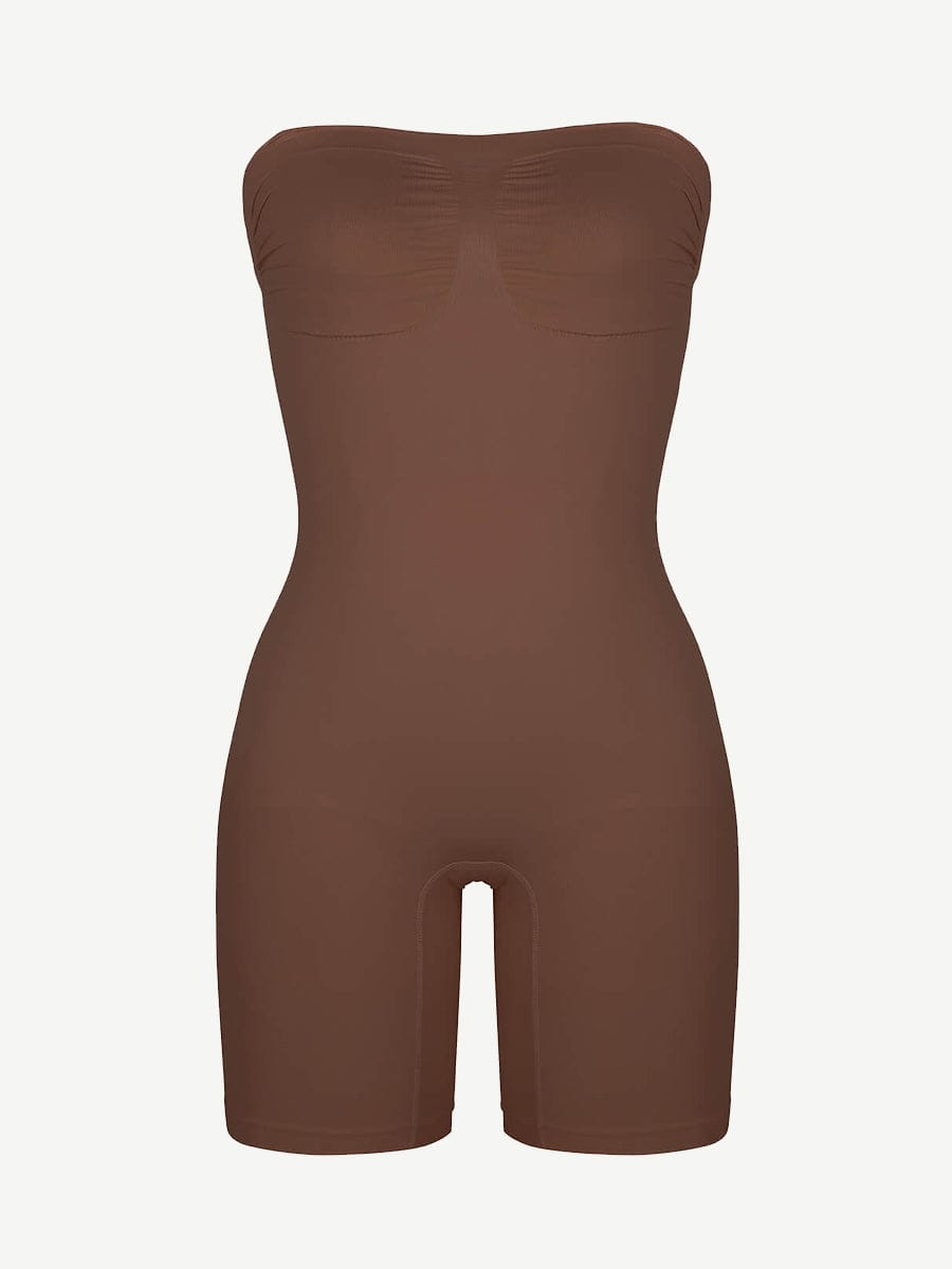 Strapless Butt-Lifting Tummy Control Shapewear Green 1