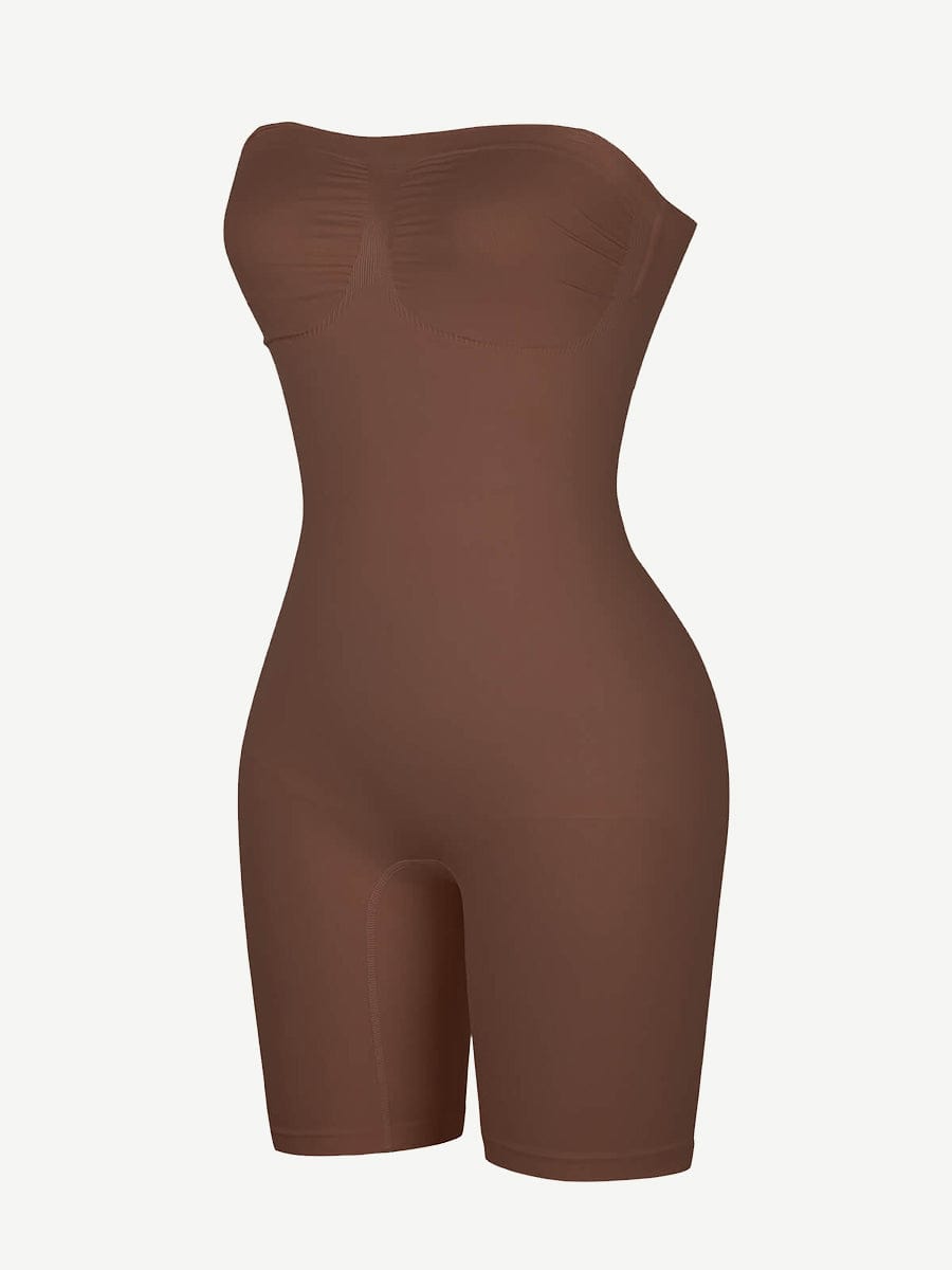 Strapless Butt-Lifting Tummy Control Shapewear Green 2