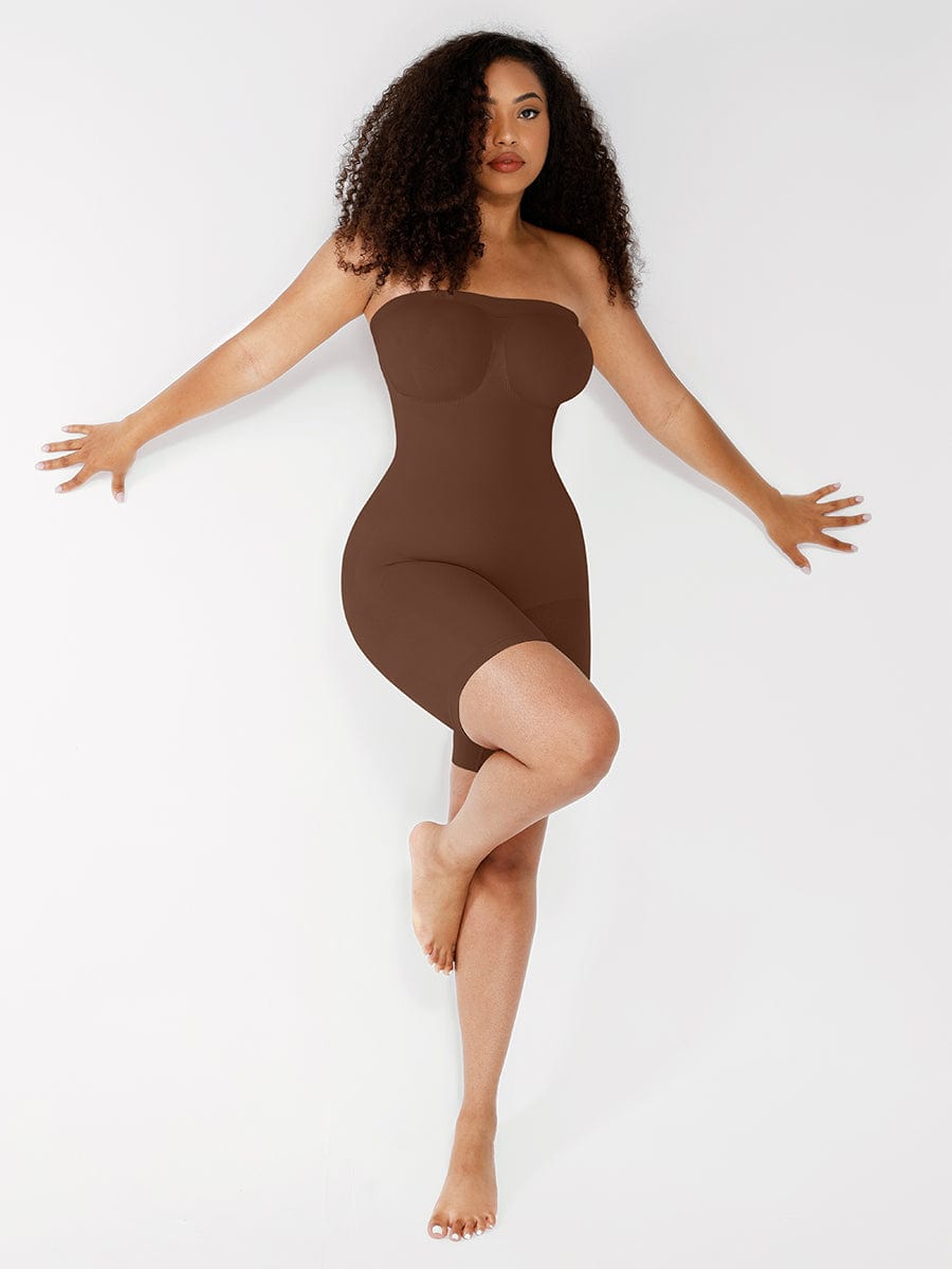 Strapless Butt-Lifting Tummy Control Shapewear Light Skin 8