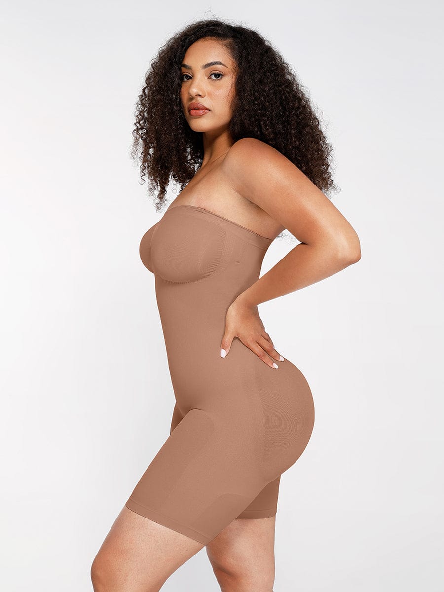 Strapless Butt-Lifting Tummy Control Shapewear Black 3