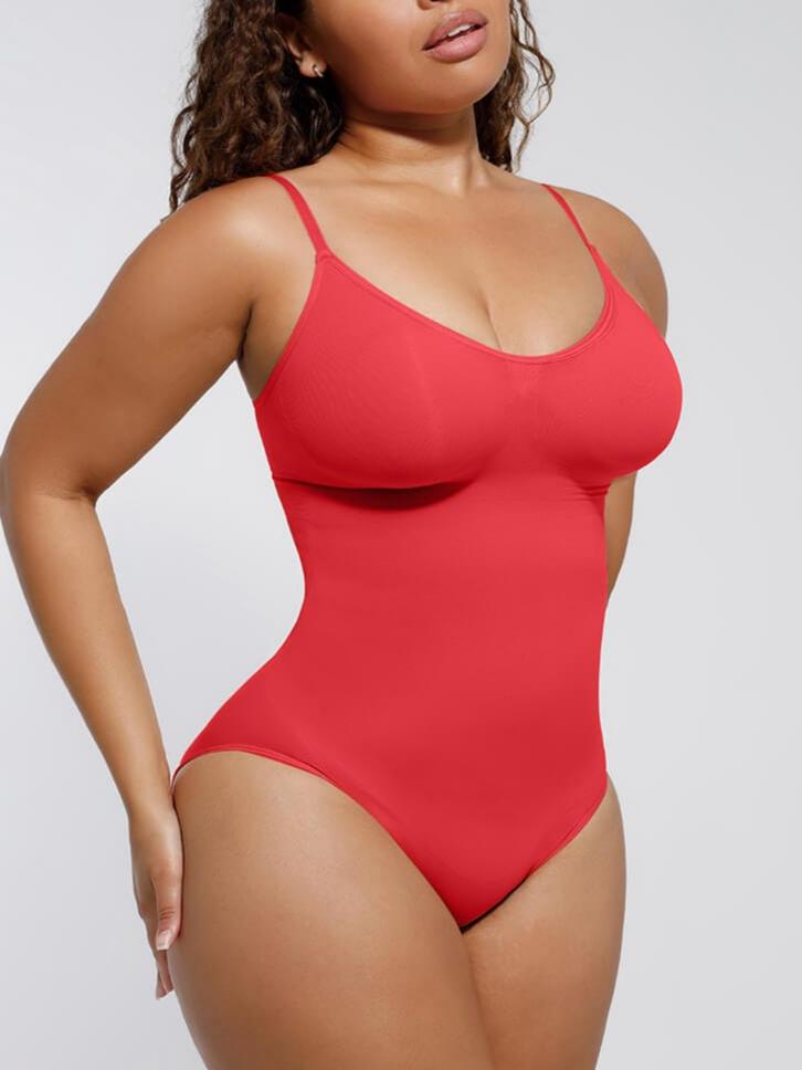 Tighten-the-Abdomen One-Piece Shapewear Briefs Dark Brown 5